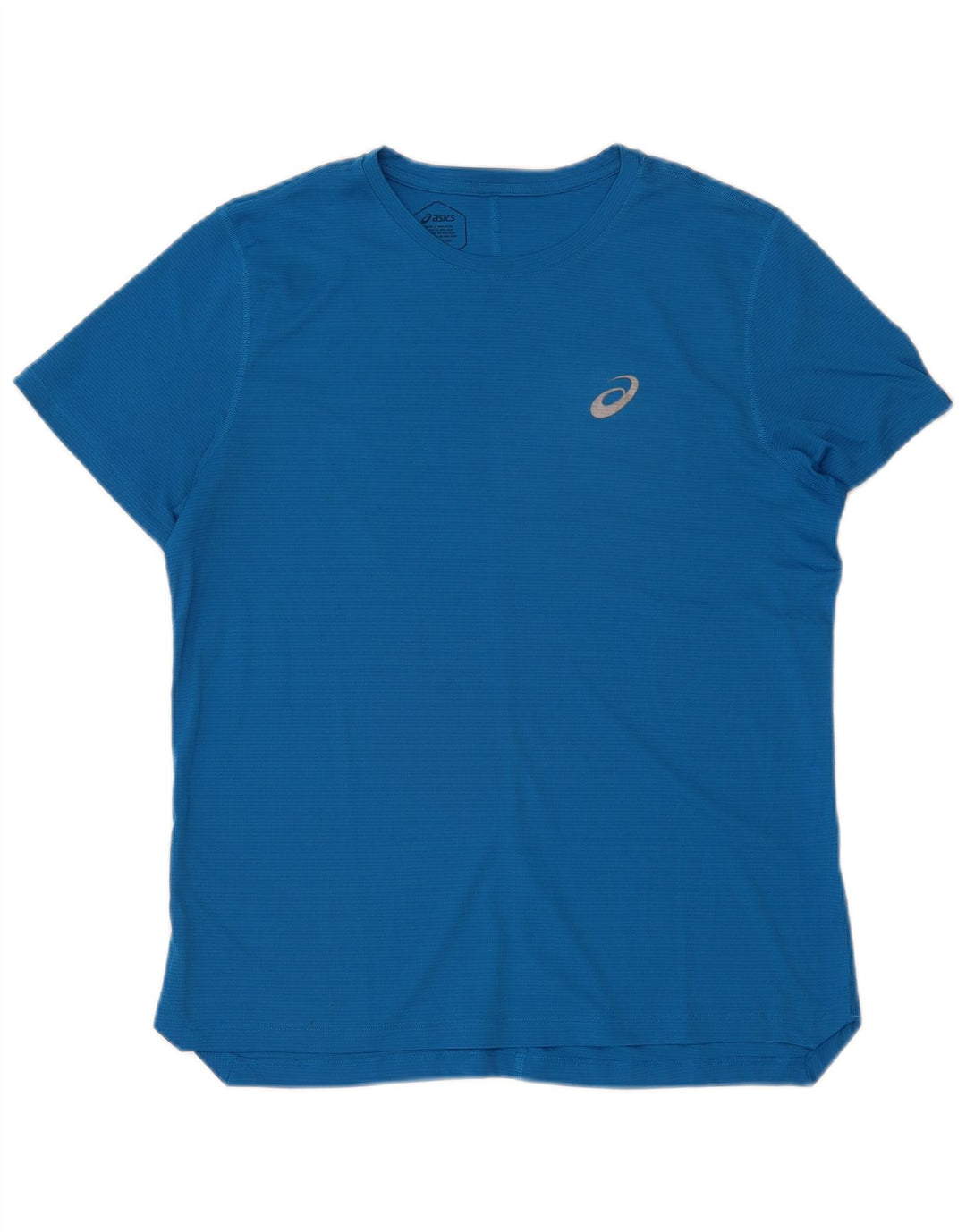 Asics T-Shirt Homme Bleu Moyen Polyester