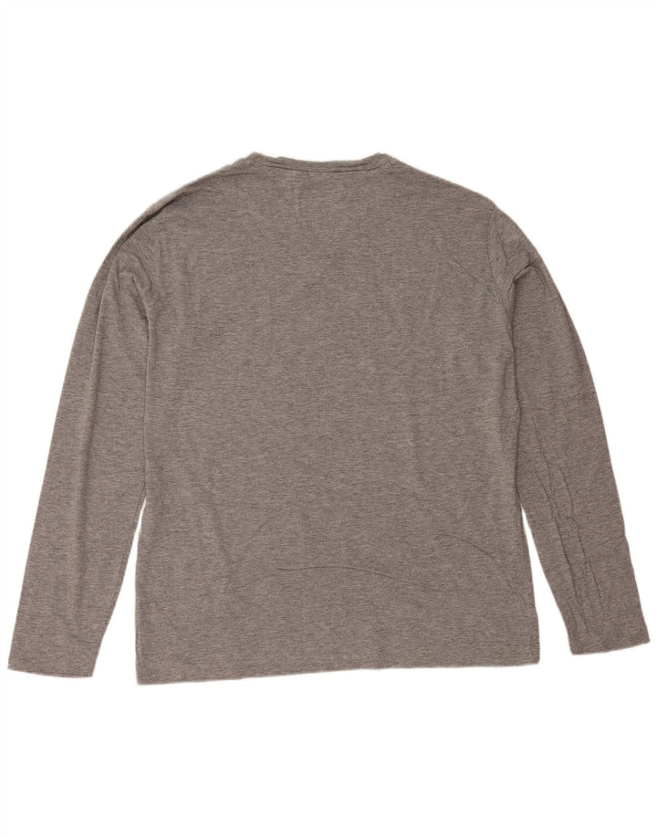 REPLAY Haut Graphique Manches Longues Homme Gris Coton