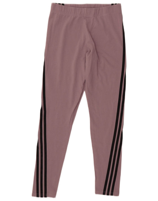 ADIDAS Pantalon de survêtement ajusté pour femme UK 12/14 Rose moyen