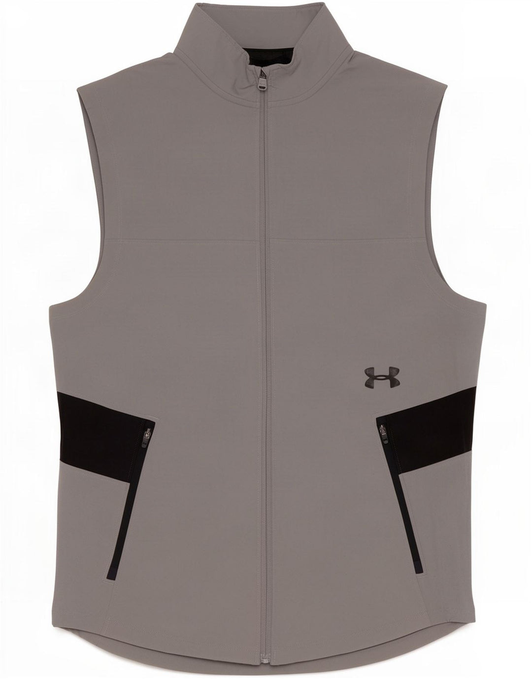 Under Armour Veste de Survêtement sans Manches Homme Gris Small Colorblock