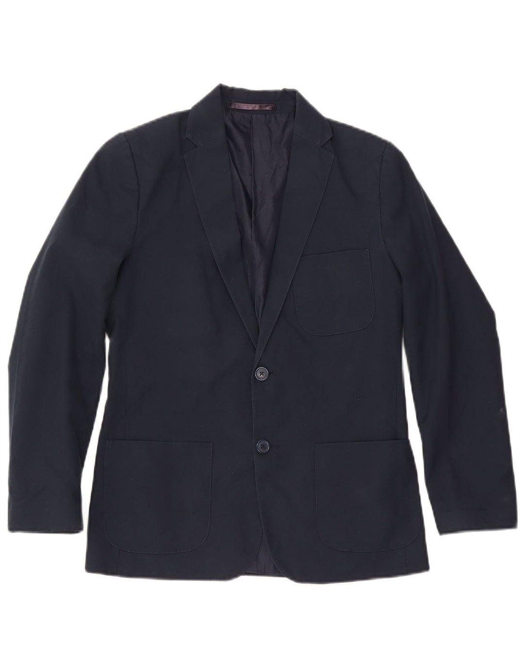Marks & Spencer Veste Blazer 2 Boutons Garçon 13-14 ans Bleu Marine Polyester