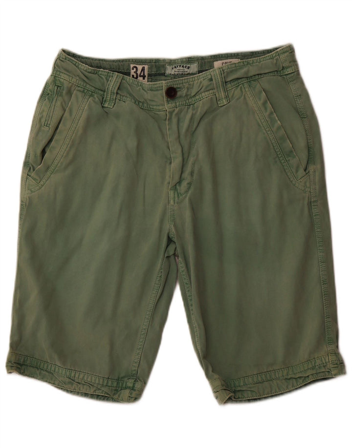 FAT FACE Short Chino Homme W34 Large Vert Coton