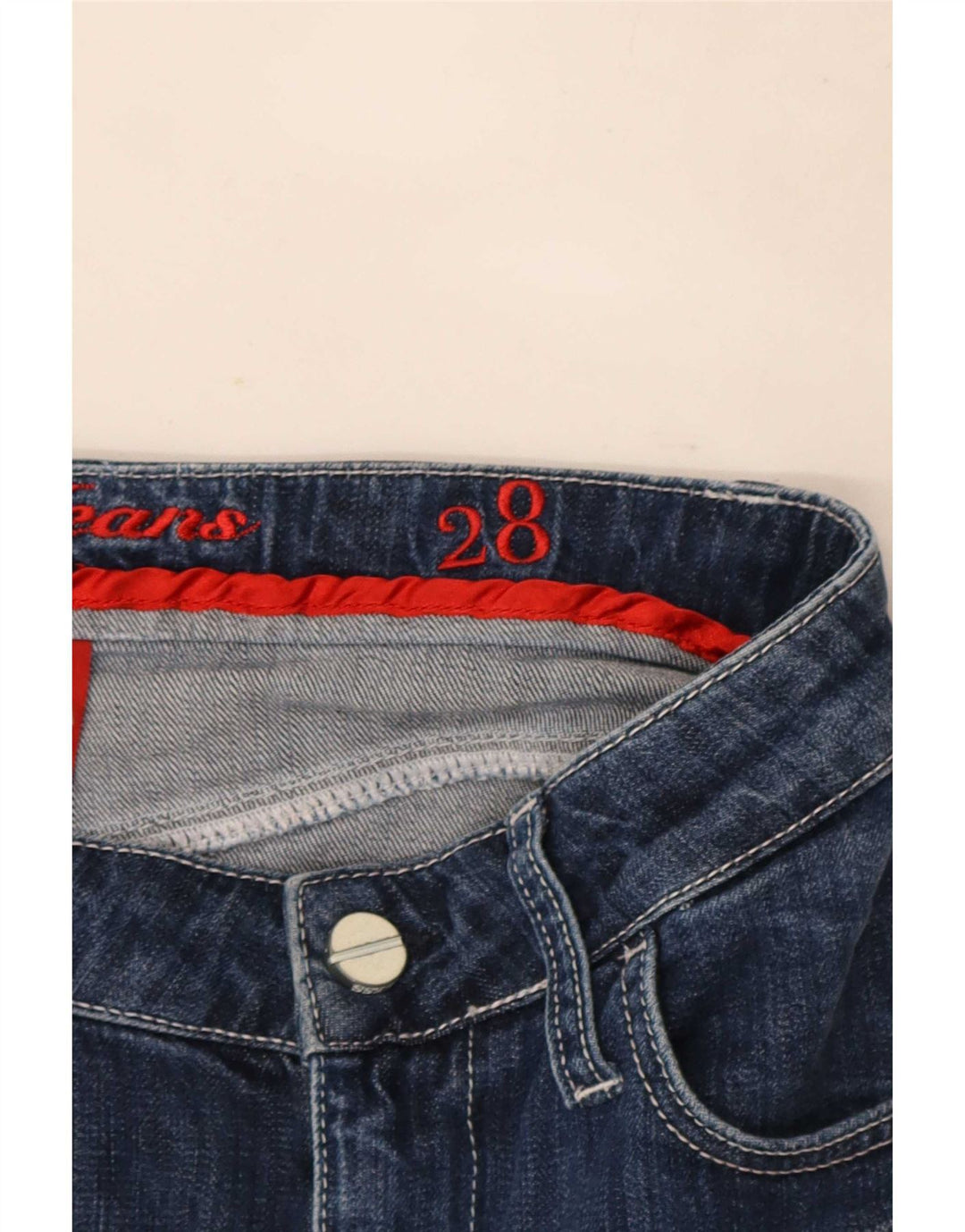 Guess Jupe En Jean Femme W28 Bleu Moyen