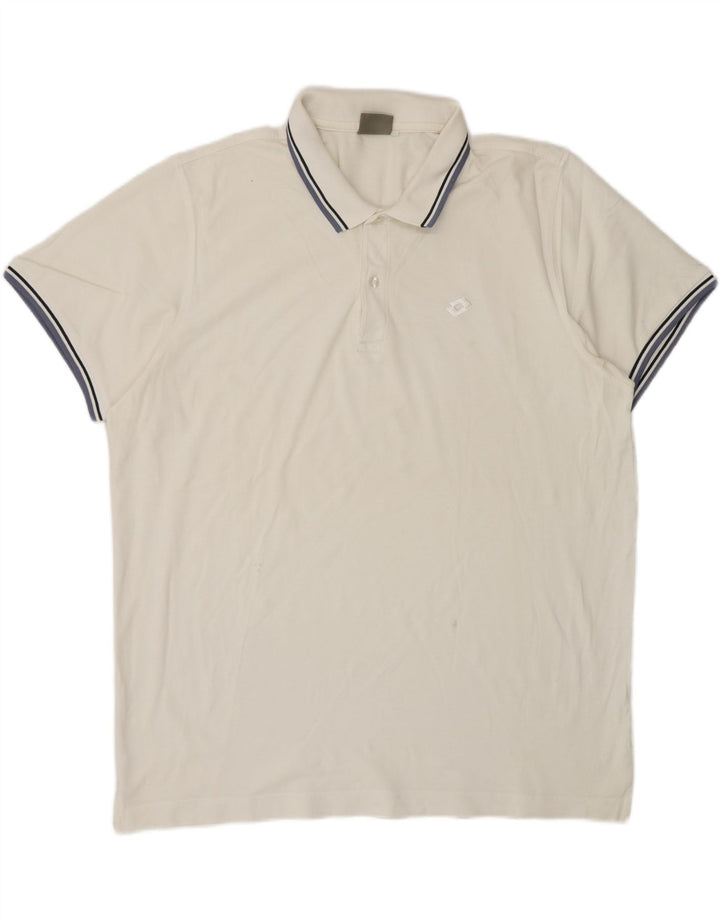LOTTO Polo Homme 3XL Blanc Coton