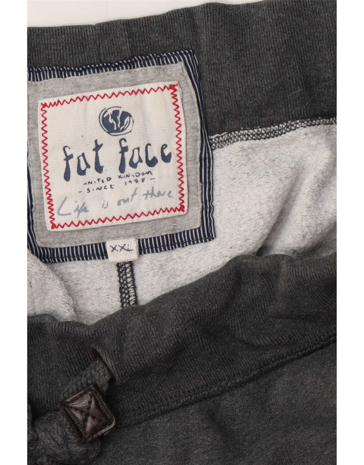 Fat Face Pantalon de survêtement graphique pour homme 2XL Gris