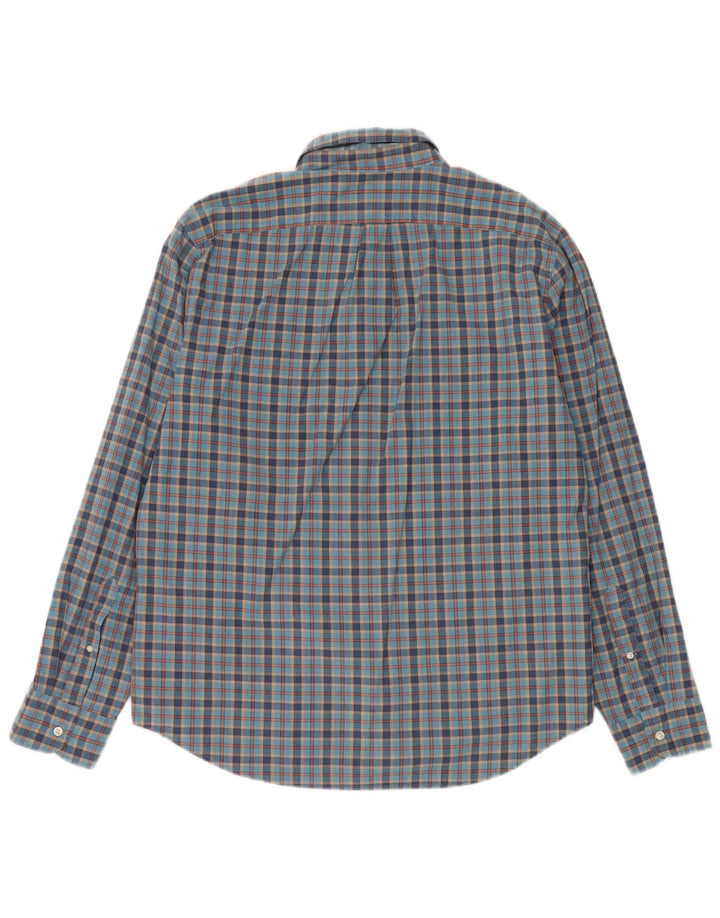 J. Crew Chemise classique pour homme en coton à carreaux bleus