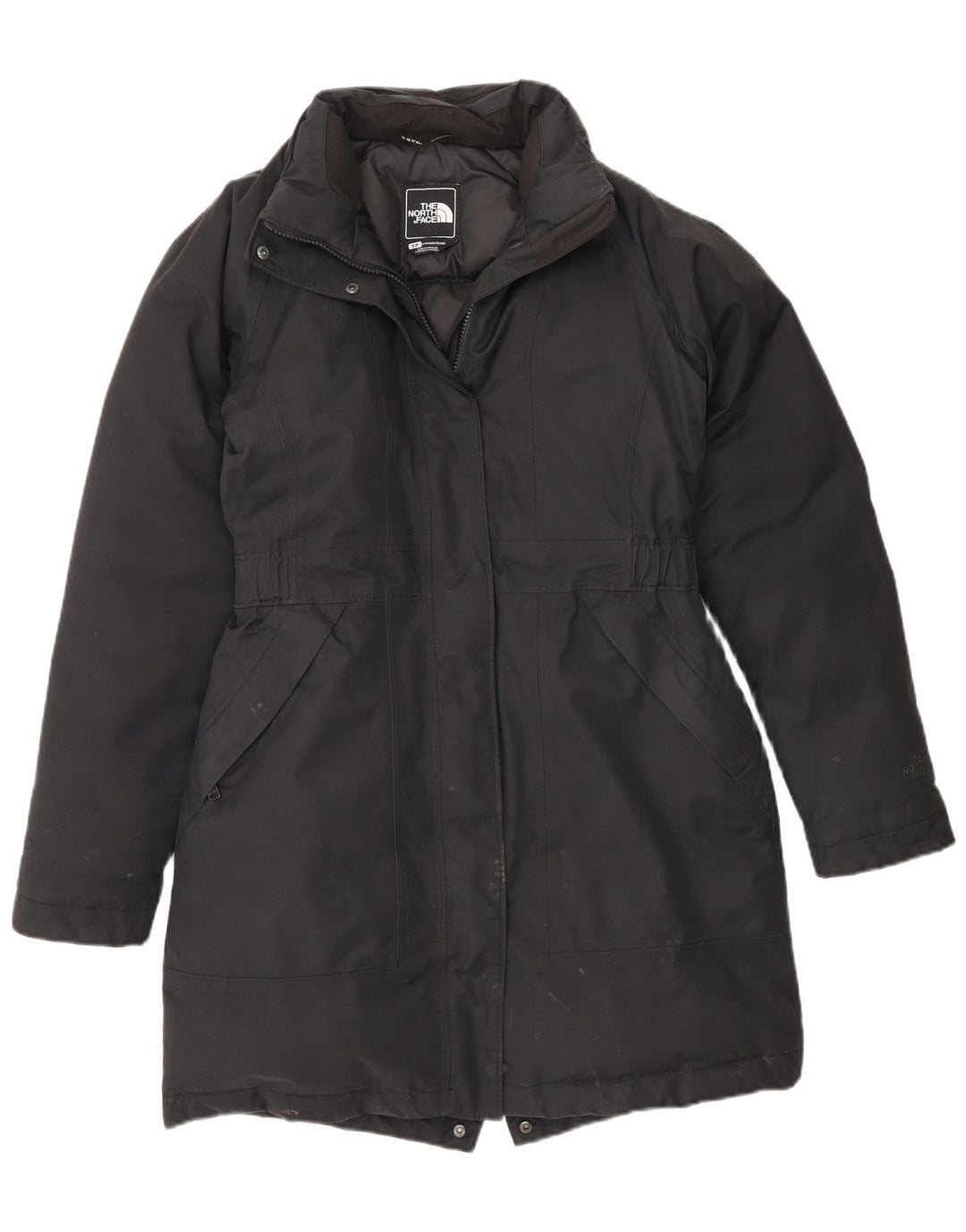 The North Face Manteau rembourré pour femme UK 10 Petit coton noir