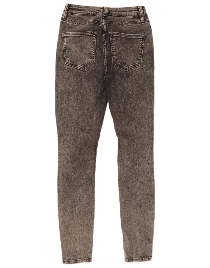 ALL SAINTS Jean Skinny Femme Moyen W28 L29 Gris Coton