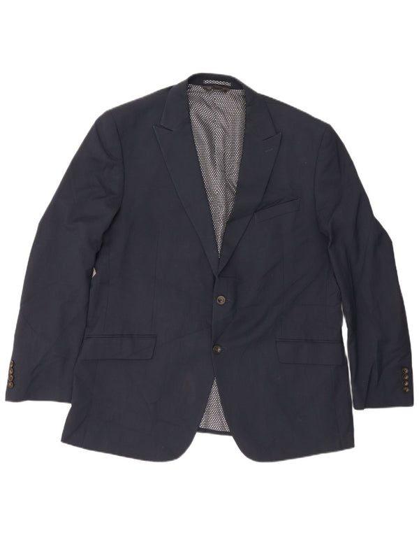 Marks & Spencer Veste blazer à 2 boutons pour homme UK 46 XL Bleu marine