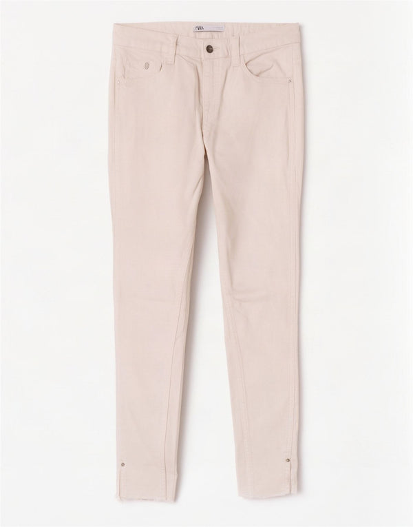 Zara Jean skinny femme EU 38 Small W28 L27 Blanc