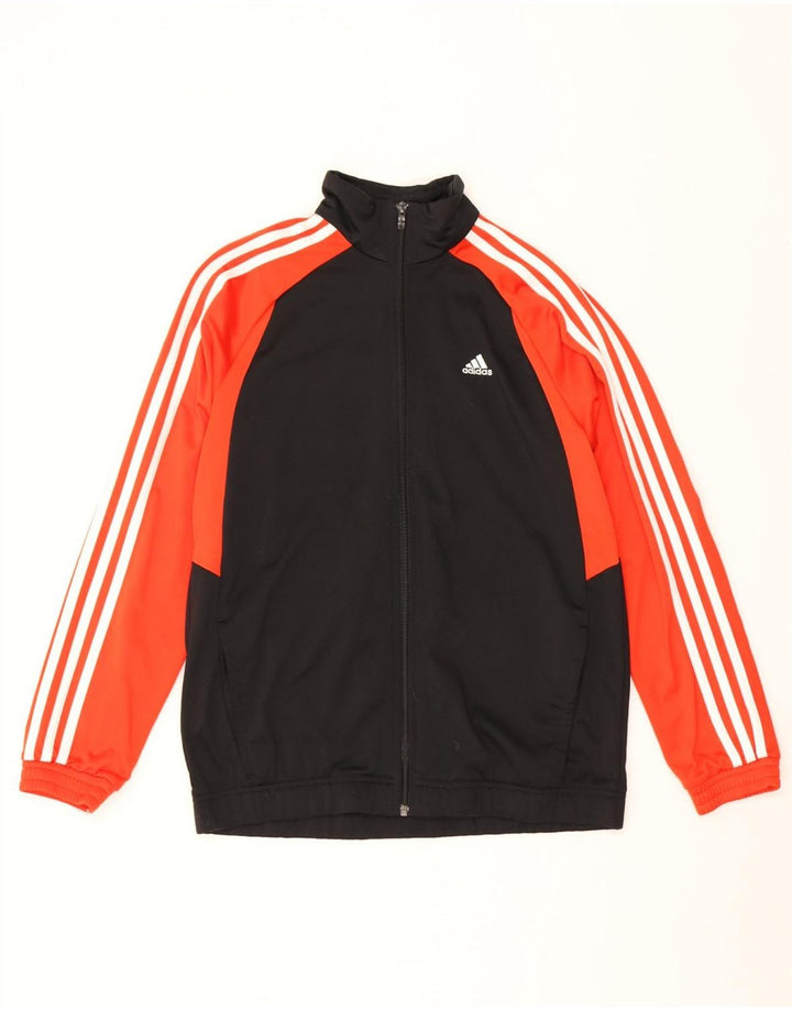 Adidas Veste de Survêtement Garçon 15-16 ans Noir Colourblock Polyester