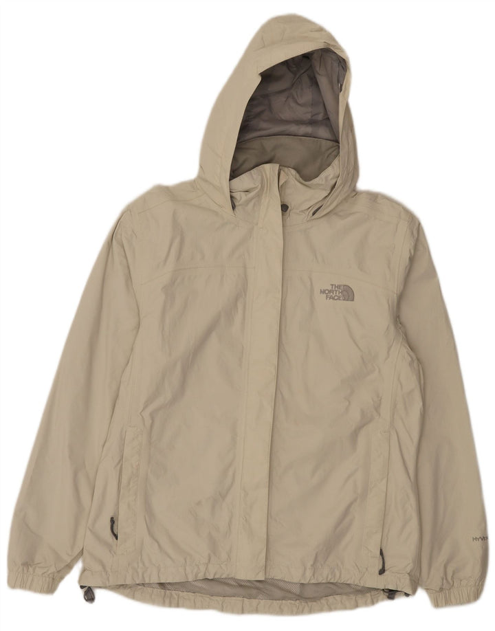 The North Face Veste de pluie à capuche pour femme UK 14 Nylon beige moyen