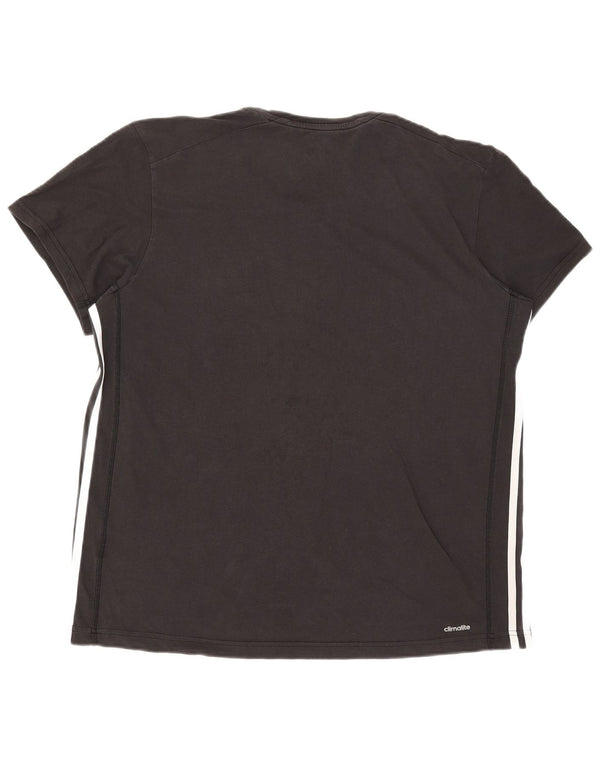 Adidas Climalite T-Shirt Top XL Noir Coton