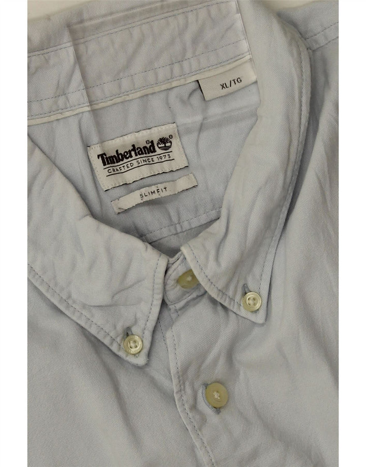 Timberland Chemise Slim Fit XL Bleu Coton Homme