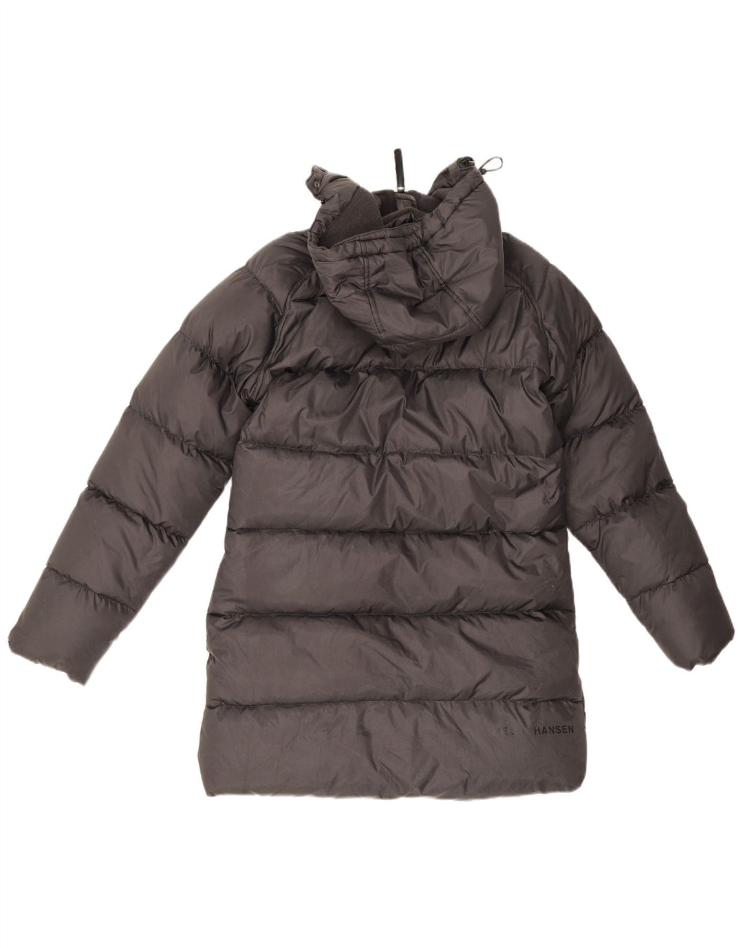 Helly Hansen Manteau rembourré surdimensionné à capuche pour femme UK 10 Petit nylon noir