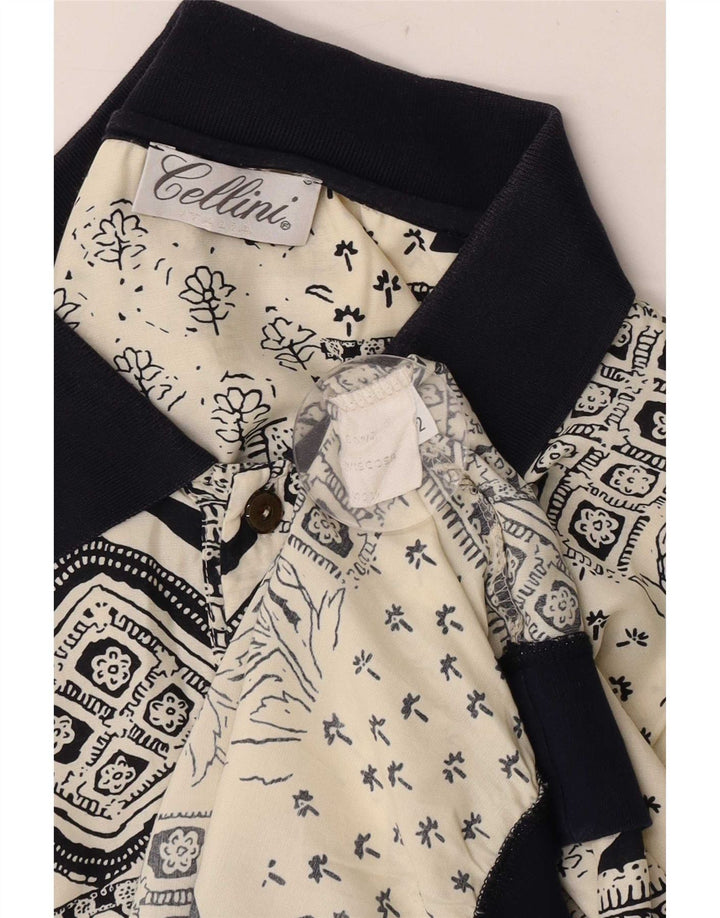Bellini Chemise Pull à Manches Courtes Homme IT 54 XL Patchwork Multicolore