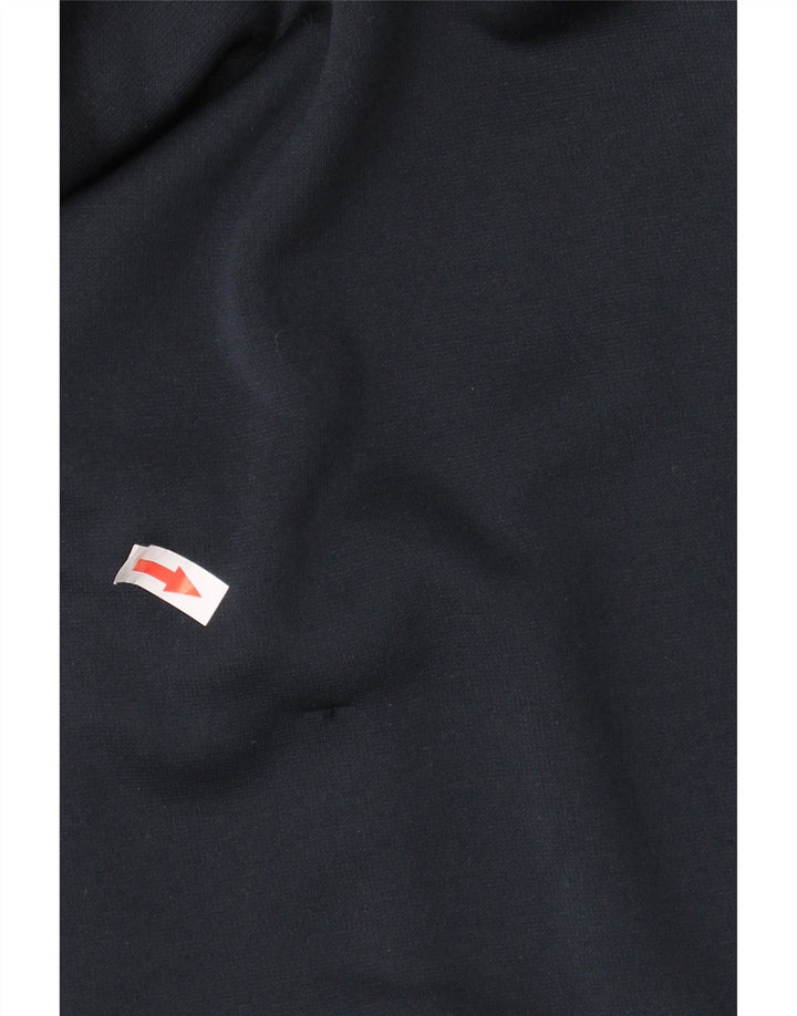 ABERCROMBIE & FITCH Pull à capuche zippé pour homme 2XL Bleu marine Polyester