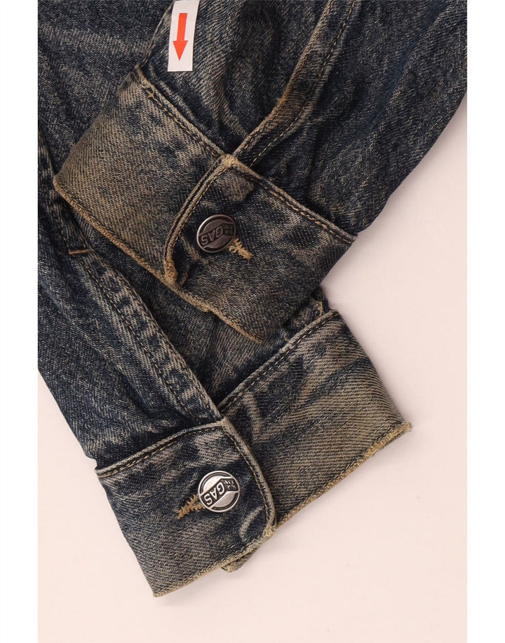 Gas Veste en Jean Femme UK 14 Coton Bleu Marine Moyen
