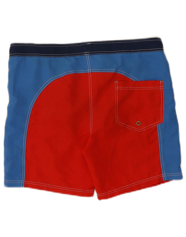 Benetton Garçon Graphique Cami Top 10-11 ans XL Rouge Colorblock Polyester