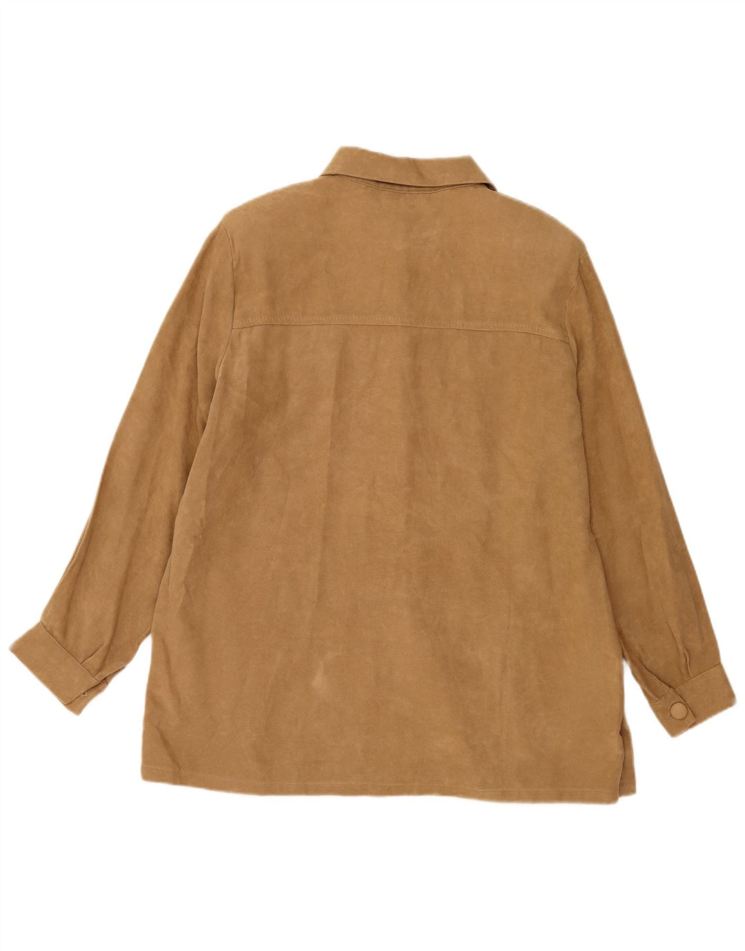 vintage Femme 5 Bouton Blazer Veste UK 16 Grand Beige