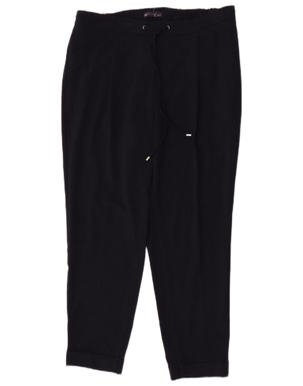 Marks & Spencer Pantalon décontracté pour femme UK 16 Large W34 L28 Bleu marine