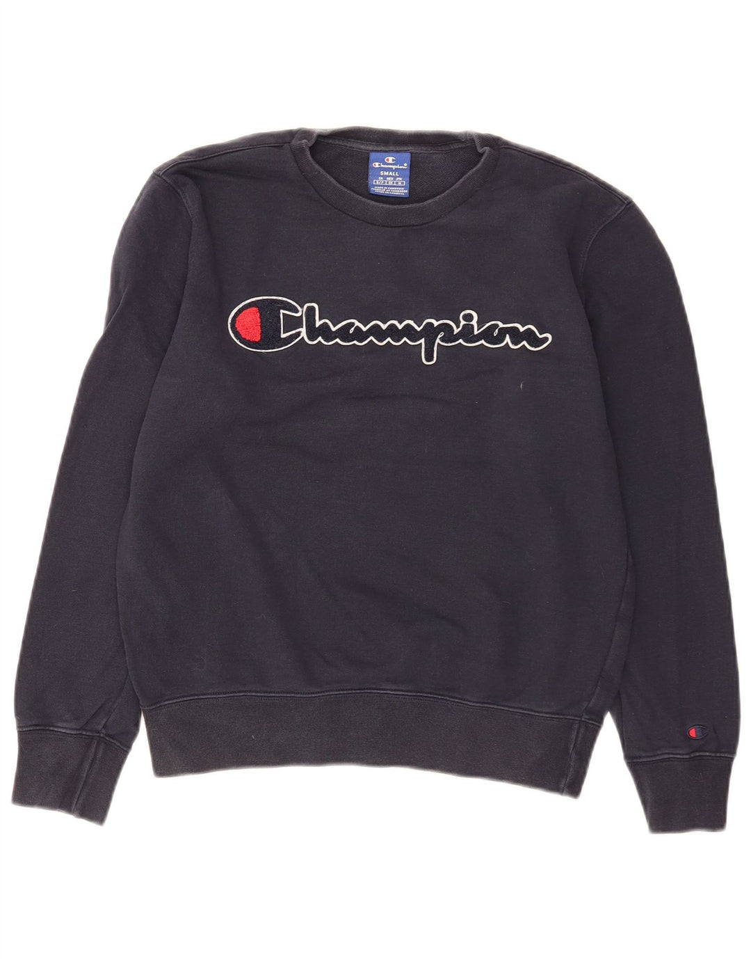 Champion Sweat-shirt graphique pour homme en coton bleu marine Taille S