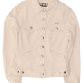 Charro Veste utilitaire fille 10-11 ans Polyester blanc moyen