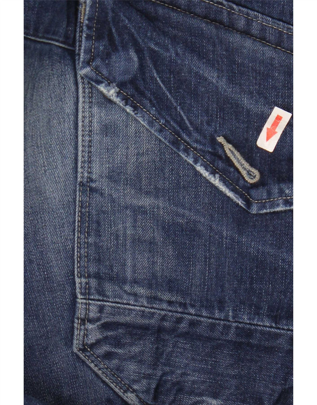G-Star Jean droit homme W36 L32 bleu patchwork coton