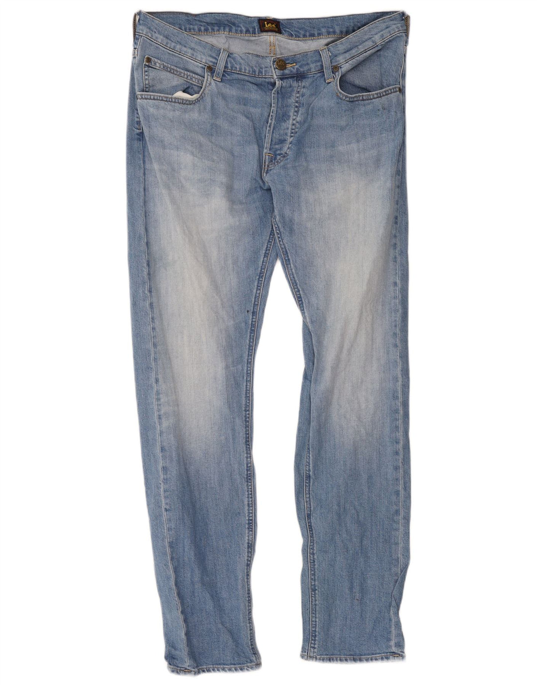 Lee Jean Droit Daren Homme W34 L32 Bleu Coton