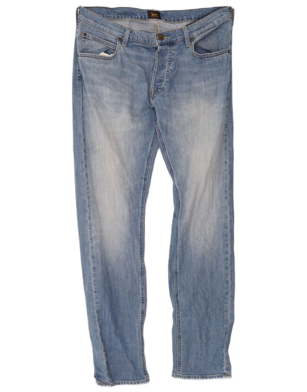 Lee Jean Droit Daren Homme W34 L32 Bleu Coton