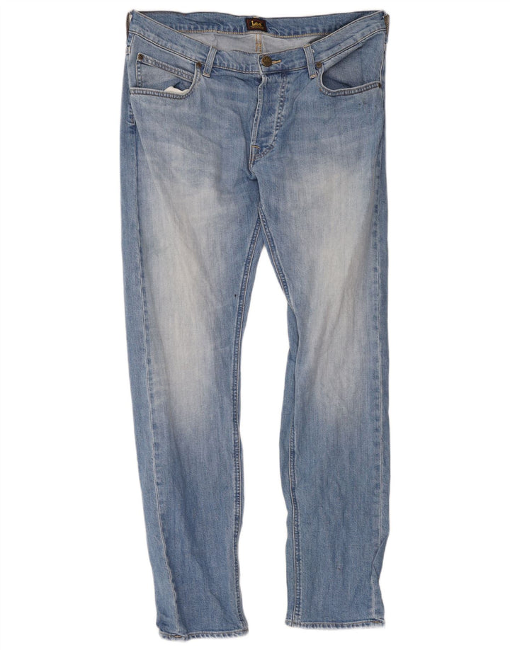 Lee Jean Droit Daren Homme W34 L32 Bleu Coton