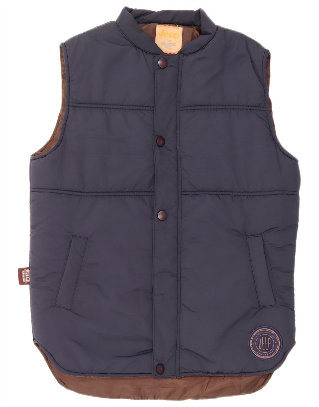 Jeep Gilet rembourré pour homme UK 40 Large Bleu marine