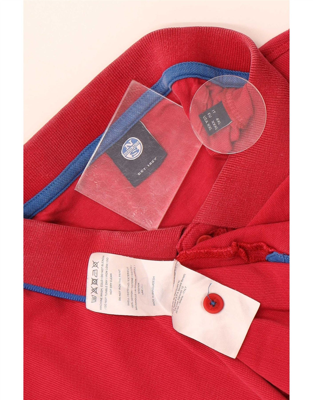 North Sails Polo Homme 2XL Rose Coton