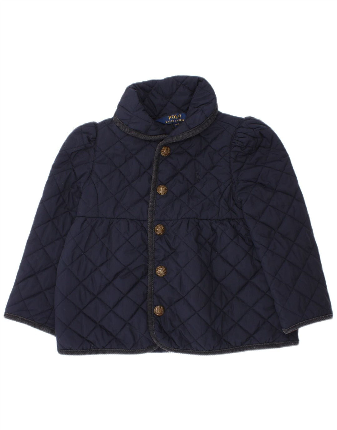 Polo Ralph Lauren Veste matelassée fille 2-3 ans bleu marine polyester
