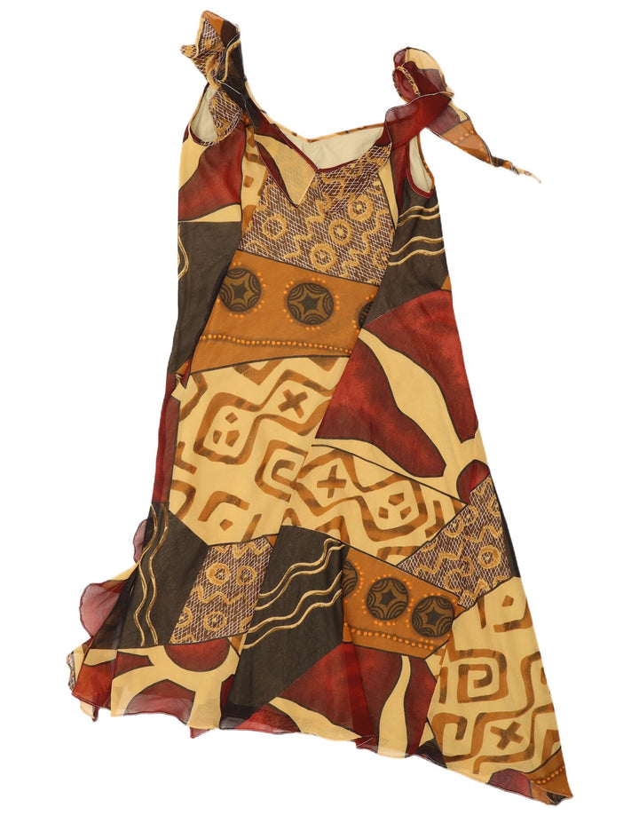 Rene Derhy Robe Asymétrique IT 48 XL Patchwork Multicolore