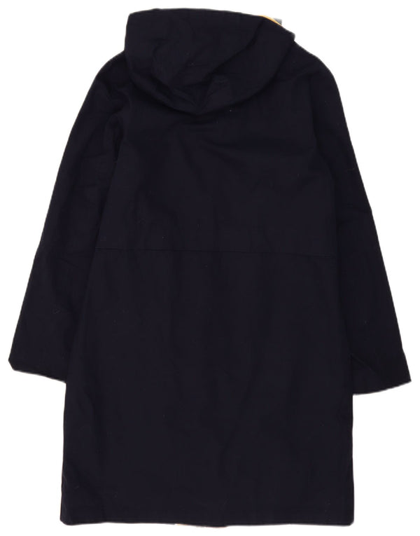 Parka à capuche Boden pour femme UK 8 Small Bleu marine Colourblock Polyester