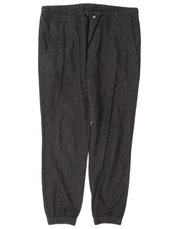 Massimo Dutti Pantalon Chino Homme EU 42 Large W32 L28 Gris Chevrons