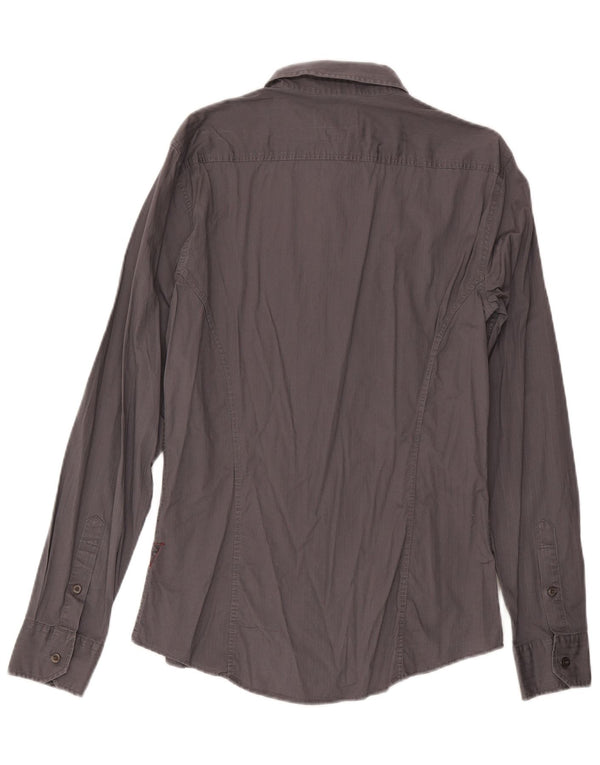 Guess Chemise Homme Large Gris Coton