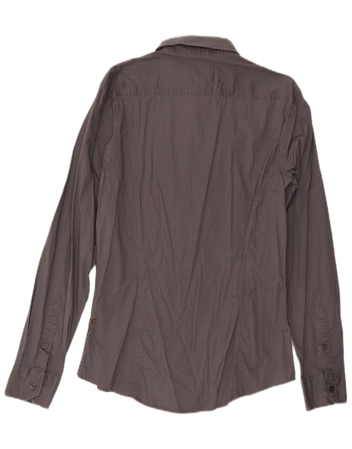 Guess Chemise Homme Large Gris Coton