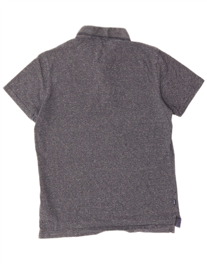 SUPERDRY Polo Homme Large Gris Moucheté Coton