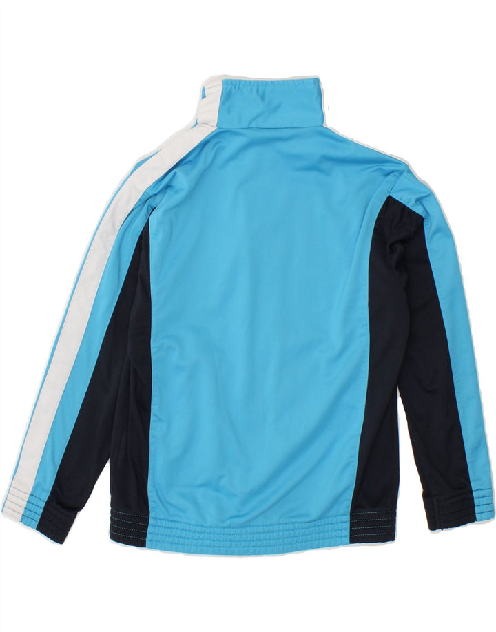 CHAMPION Boys Tracksuit Top Jacket 9-10 Years Medium Blue Colourblock Vintage Champion and Second-Hand Champion from Messina Hembry 