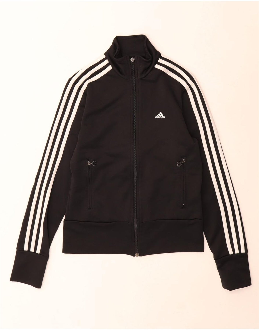 Adidas Survêtement complet pour femme UK 10 Petit Noir Polyester