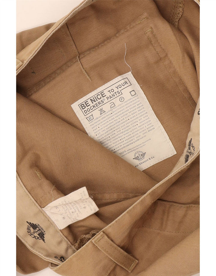 Dockers Pantalon Cargo Droit Homme W31 L30 Marron Coton