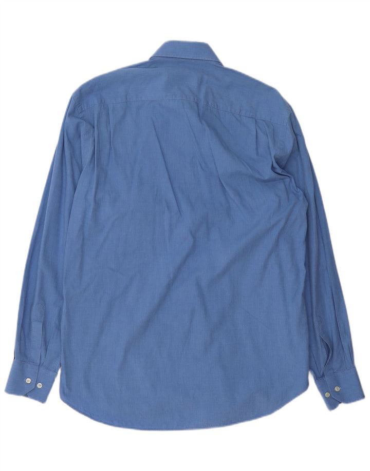 Valentino Chemises Homme Chemise Taille 38 15 Bleu Moyen Coton