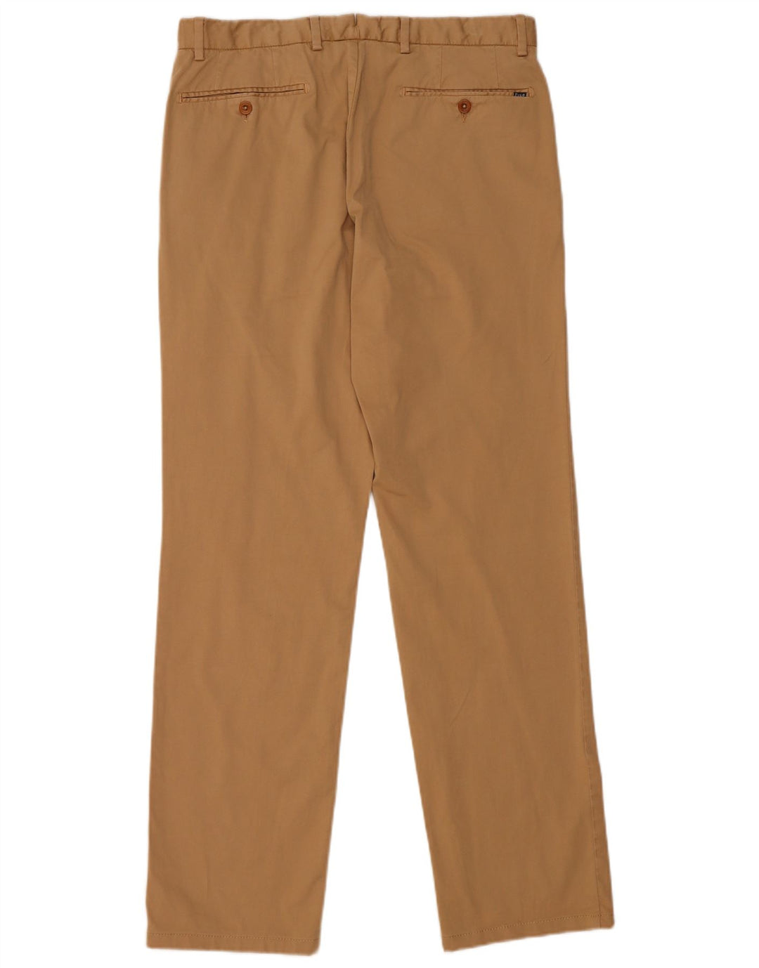 POLO RALPH LAUREN Pantalon de Costume Droit Homme W31 L31 Coton Beige