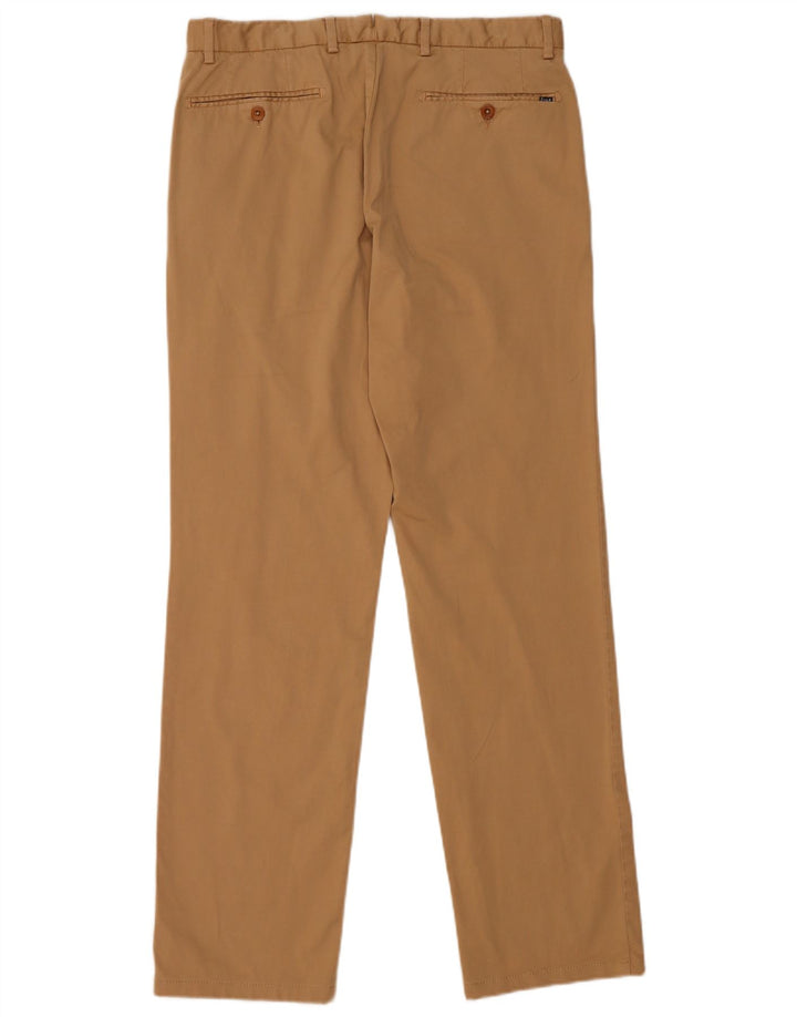 POLO RALPH LAUREN Pantalon de Costume Droit Homme W31 L31 Coton Beige