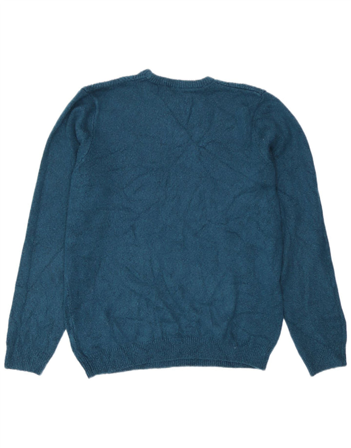 Marks & Spencer Pull Col Ras du Cou Homme Vert Moyen Acrylique
