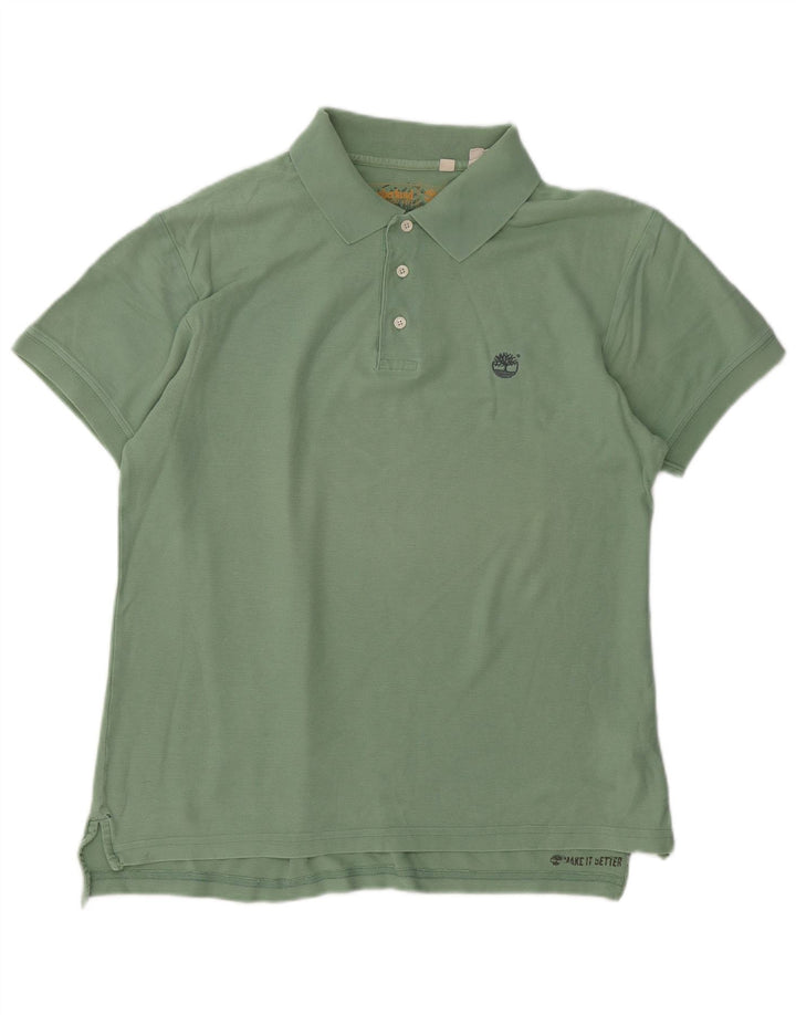 Timberland Polo Homme Vert Moyen Coton
