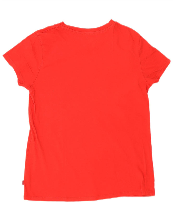Levi's T-Shirt Graphique Femme UK 10 Small Rouge