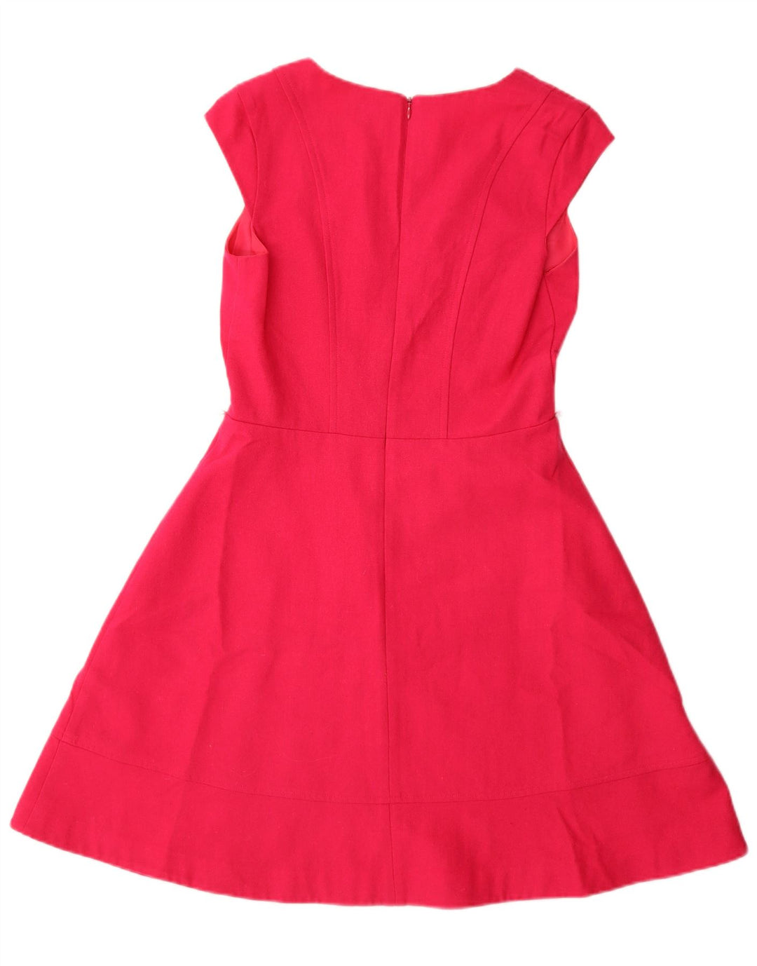 Oasis Robe trapèze pour femme UK 10 Petite laine rose